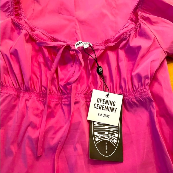 Opening Ceremony Stretchy Baby Ruched Dress 2 - Picture 4 of 8